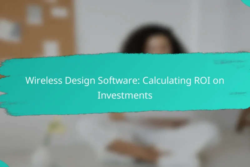 Wireless Design Software: Calculating ROI on Investments