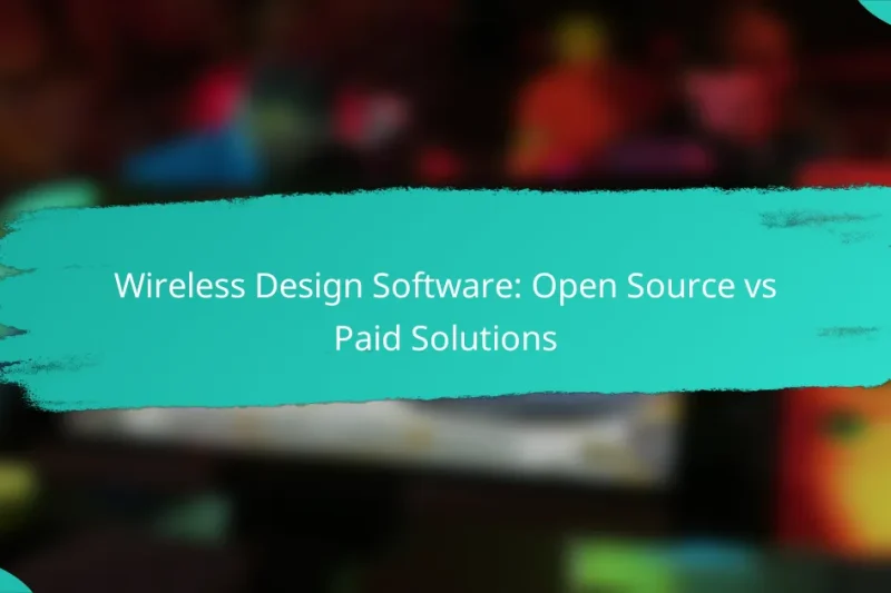 Wireless Design Software: Open Source vs Paid Solutions